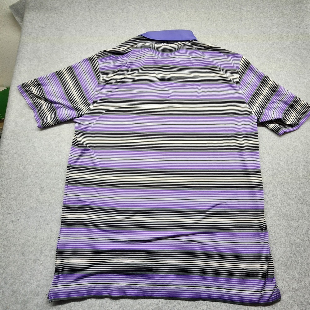 Nike Polo Shirt Golf Men's XL Tour Performance Striped Short Sleeve Hombre Golf - Picture 8 of 12